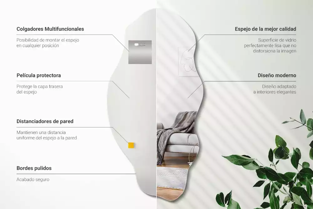 Specchio originale decorativo da parete