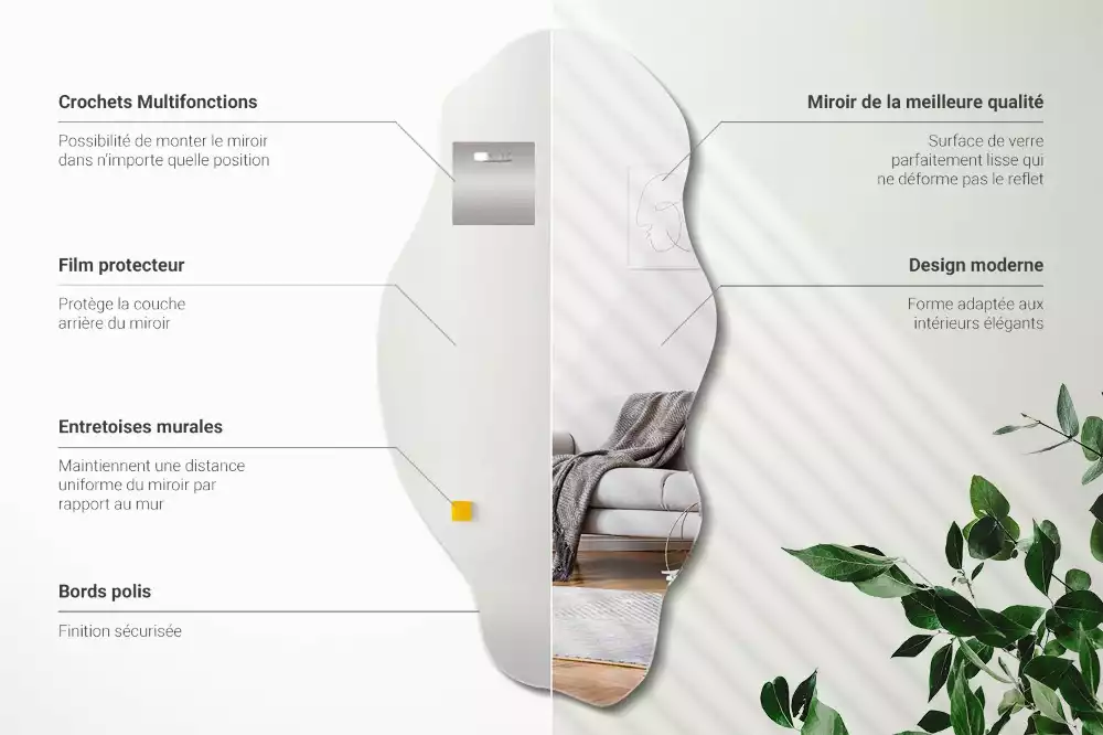 Specchio originale decorativo da parete