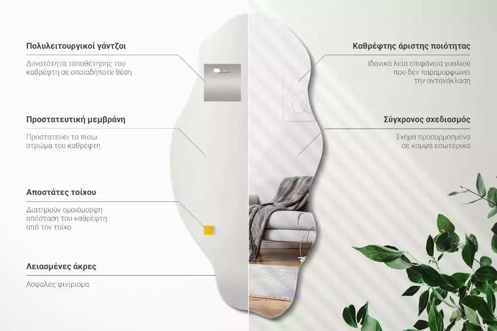 Specchio originale decorativo da parete