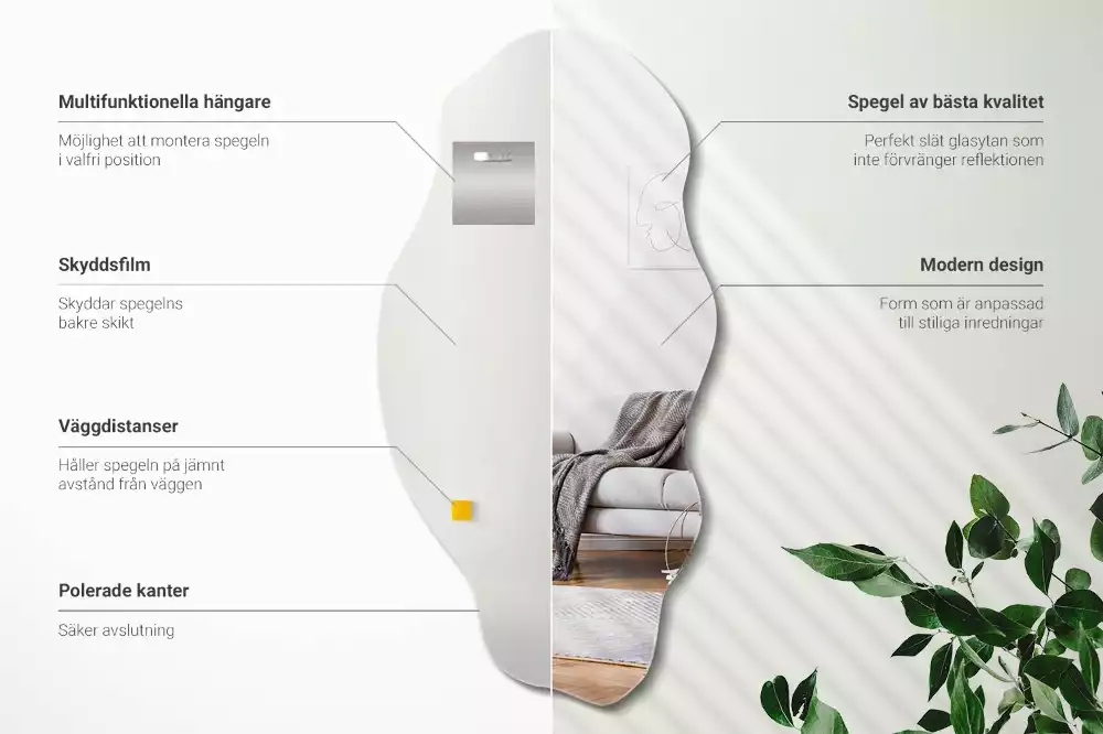 Specchio originale decorativo da parete