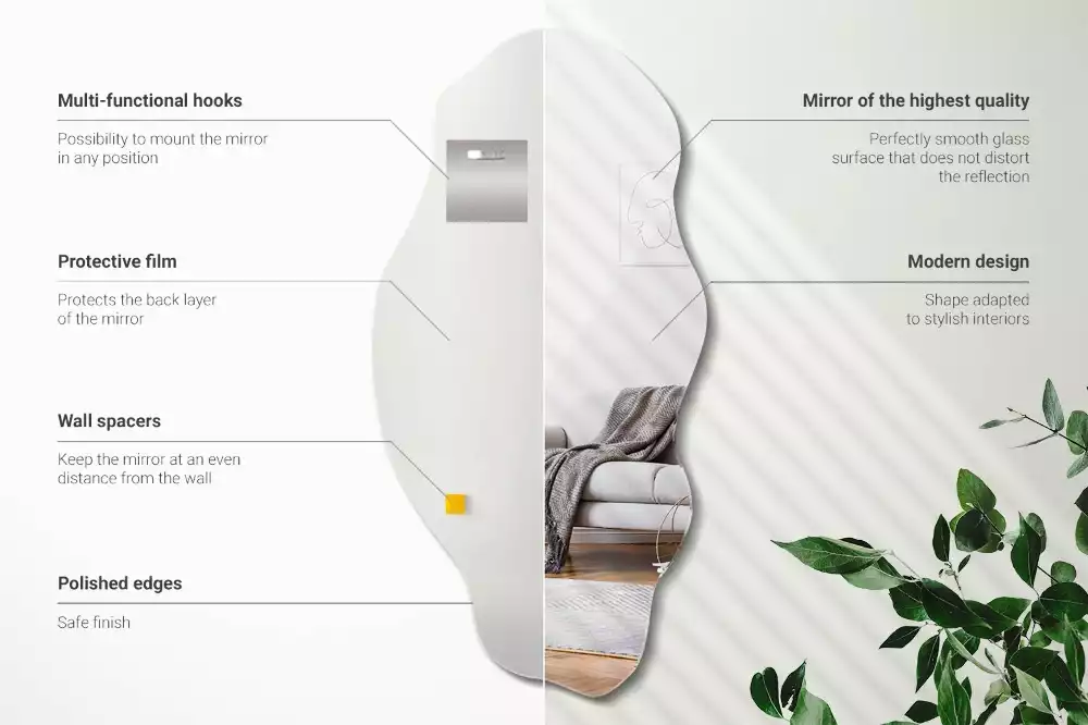 Specchio originale decorativo da parete