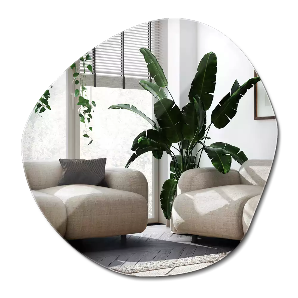 Specchio forma irregolare decorativo