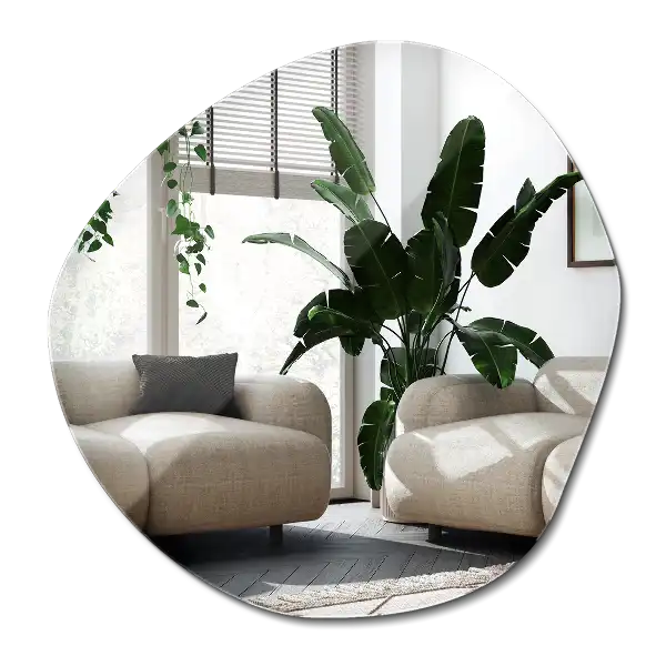 Specchio forma irregolare decorativo