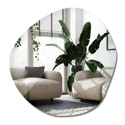 Specchio forma irregolare decorativo