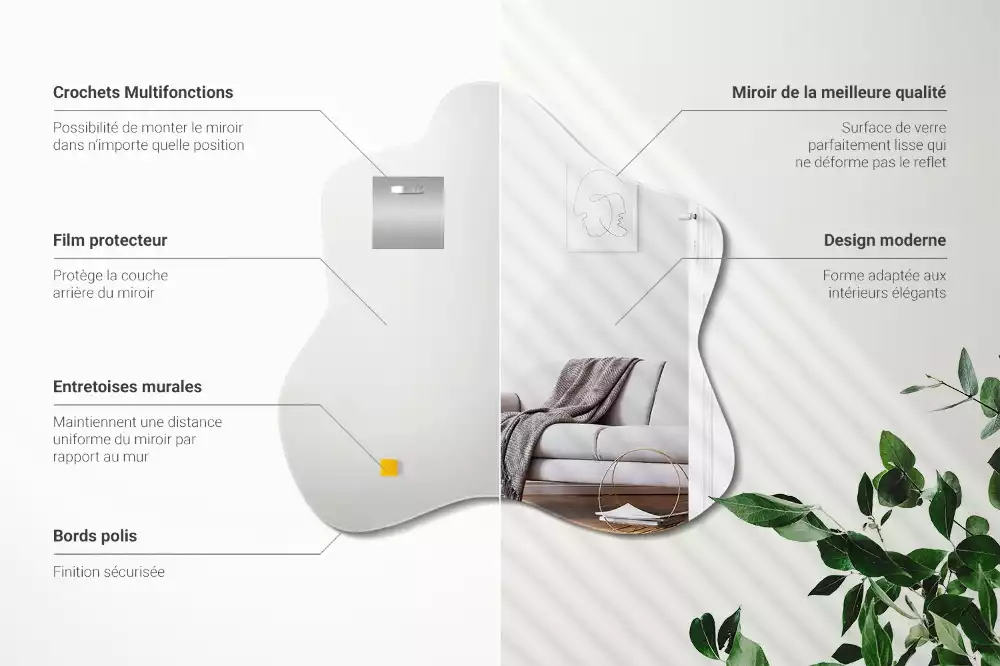 Specchio irregolare macchia