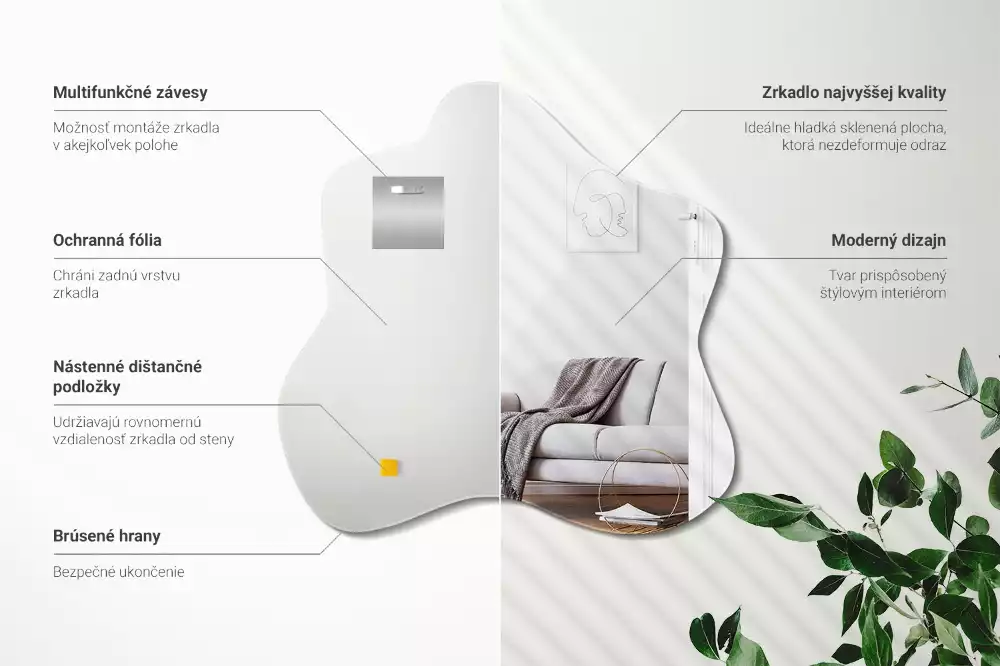 Specchio irregolare macchia