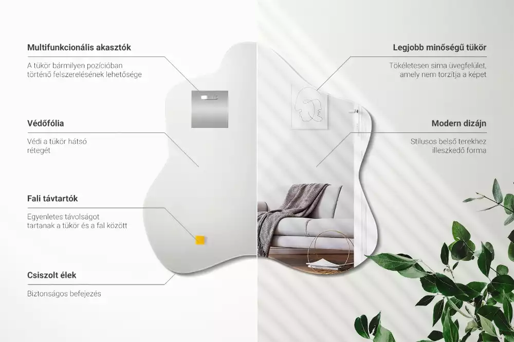 Specchio irregolare macchia