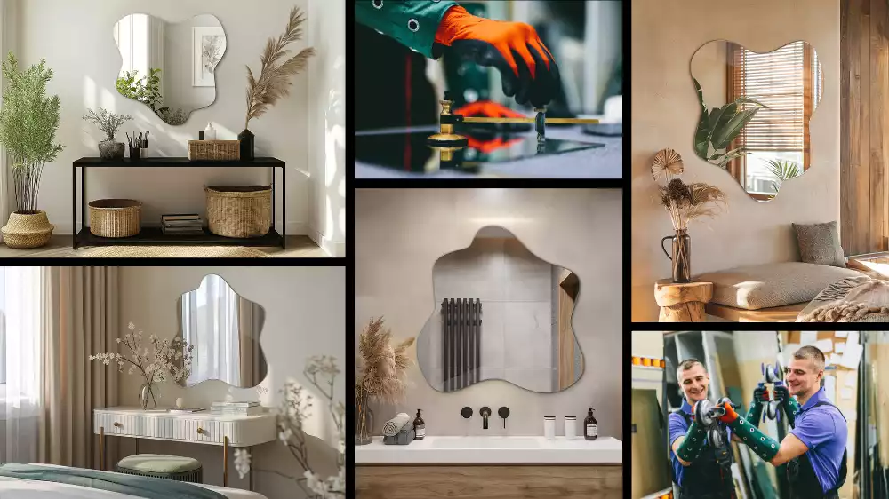 Specchio irregolare macchia