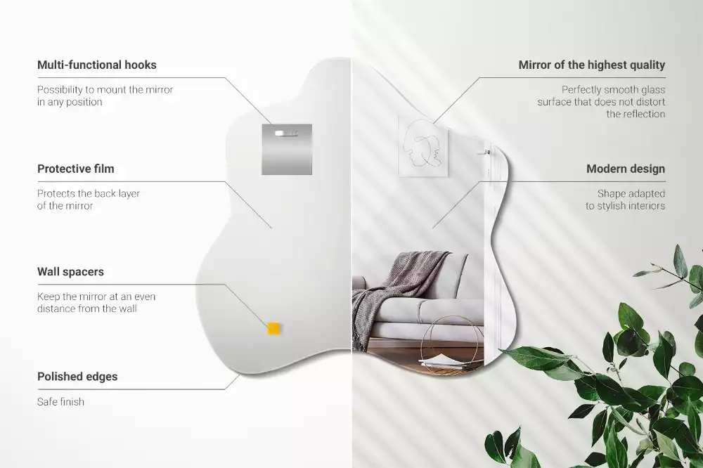 Specchio irregolare macchia