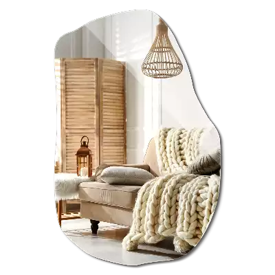 Specchio forma irregolare decorativo moderno
