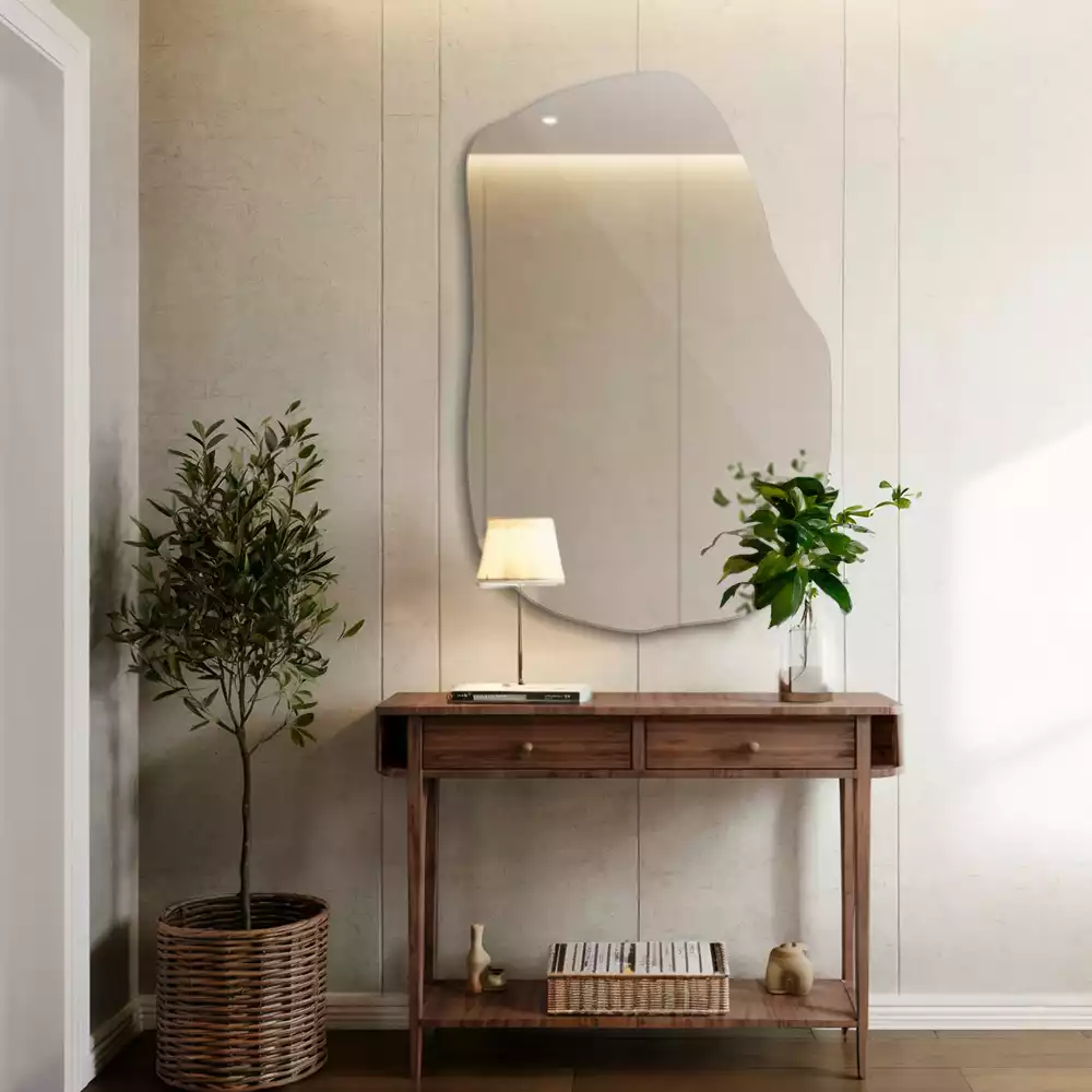 Specchio forma irregolare decorativo moderno