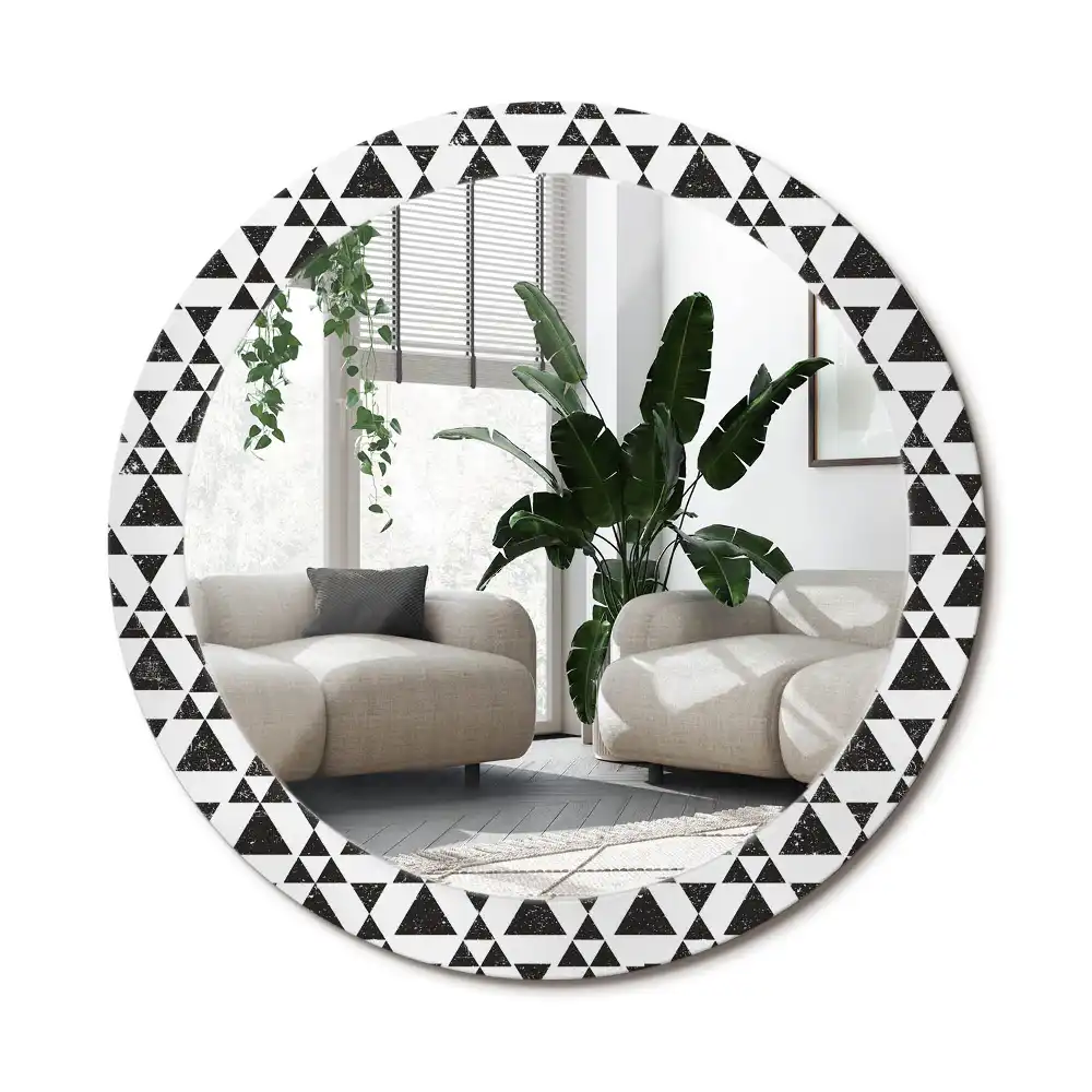 Specchio circolare stampato Geometria dei triangoli