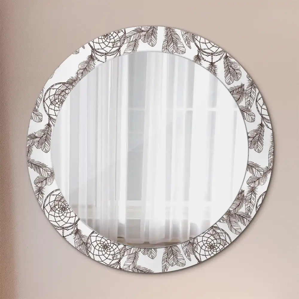 Specchio circolare decoro Cacciatore di sogni