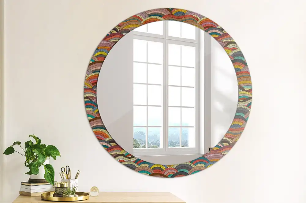 Specchio circolare decoro Ornamento