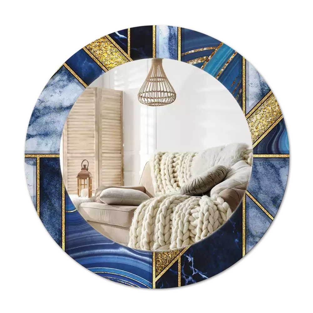 Specchio circolare decoro Marmo moderno
