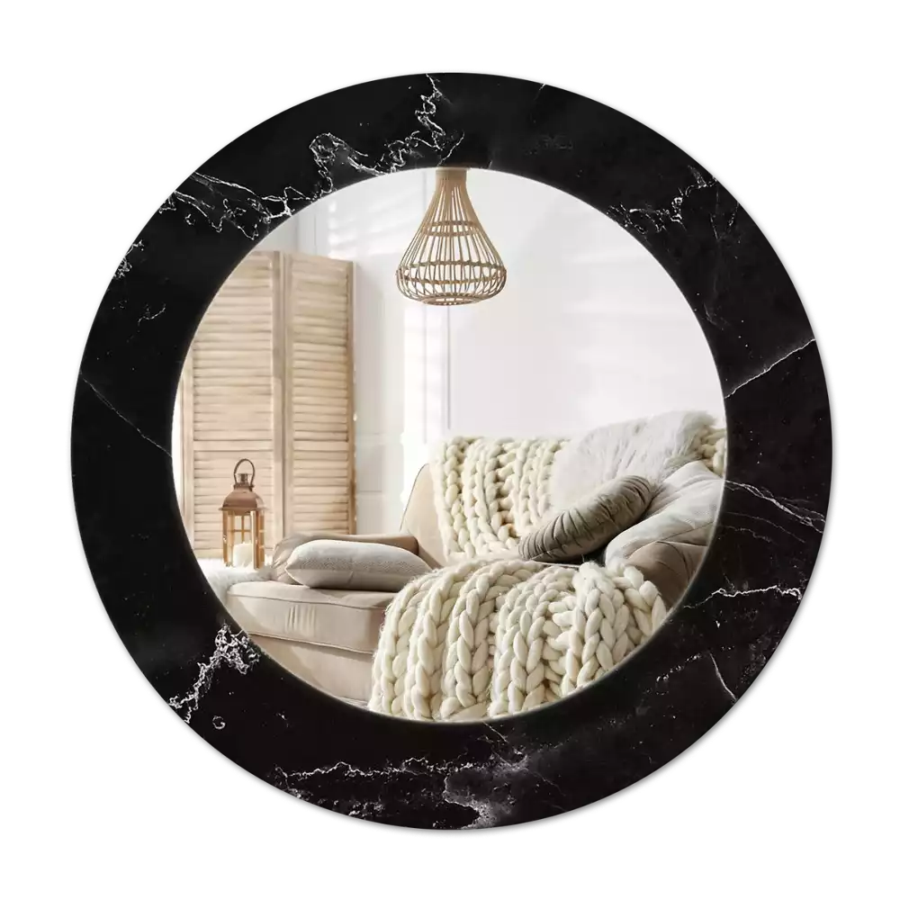 Specchio circolare decoro Pietra di marmo