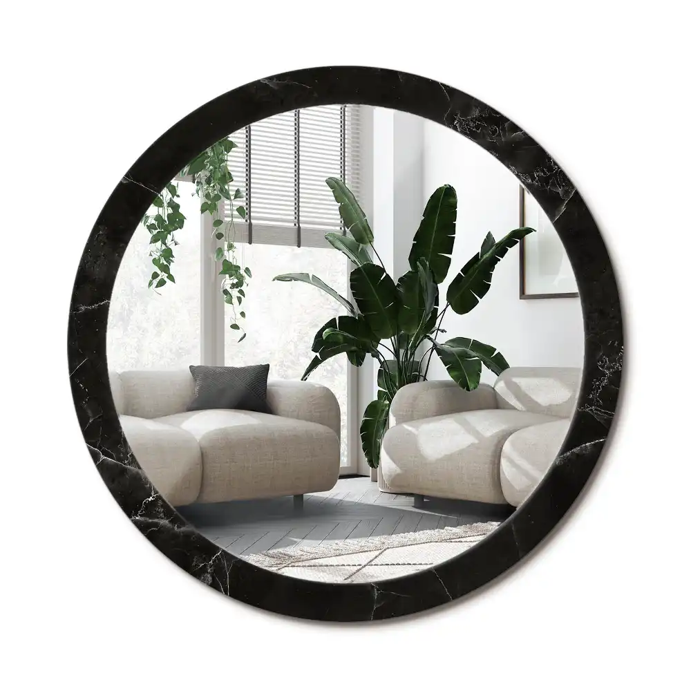 Specchio circolare decoro Pietra di marmo