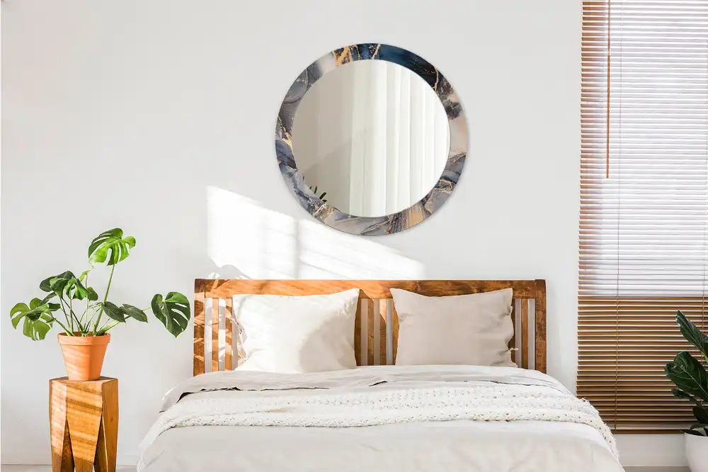 Specchio circolare decoro Dipinti astratti