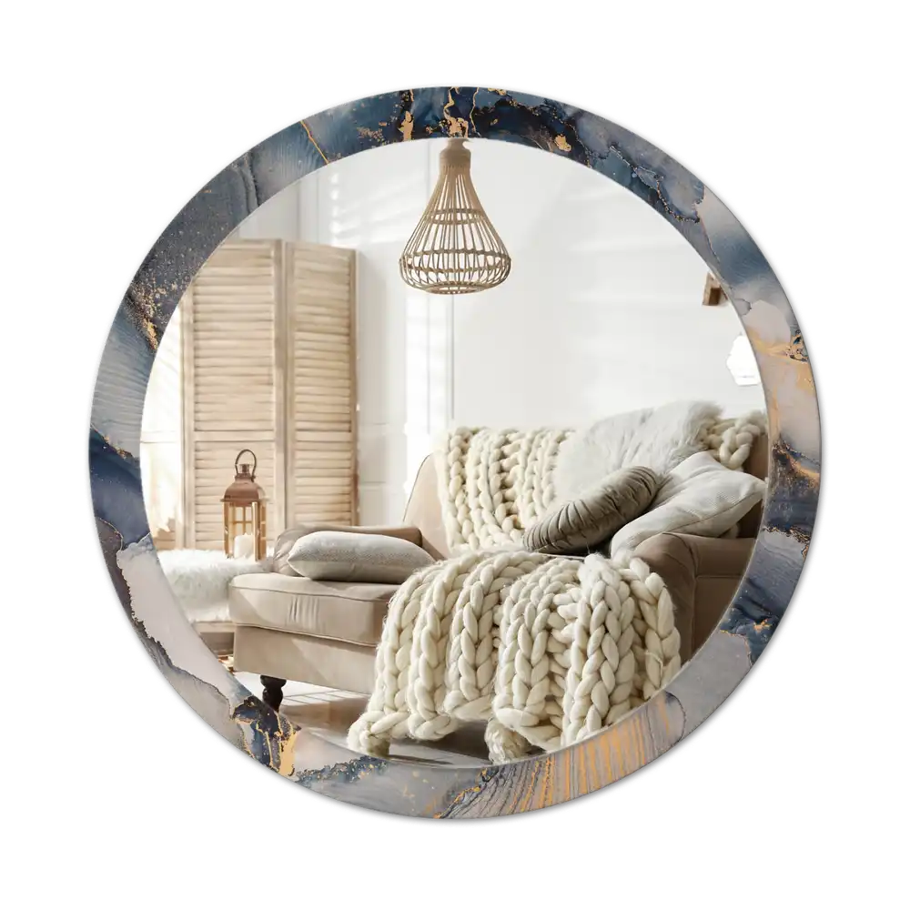 Specchio circolare decoro Dipinti astratti