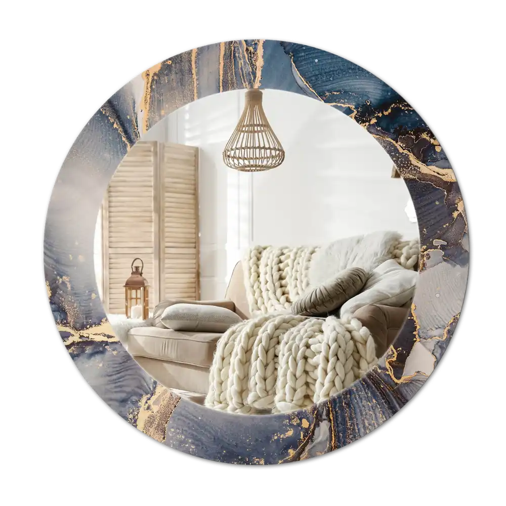 Specchio circolare decoro Dipinti astratti