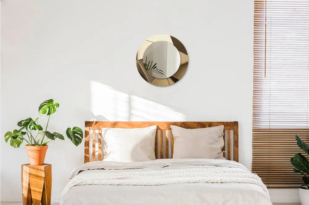 Specchio circolare decoro Astrazione moderna