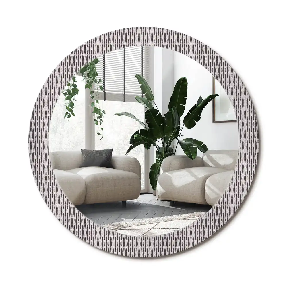 Specchio circolare decoro Motivo geometrico a pois