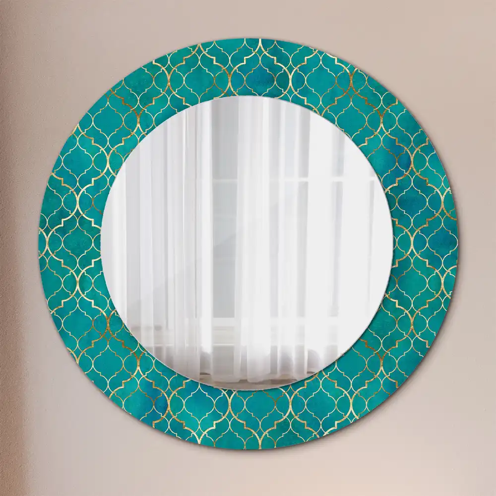 Specchio circolare stampato Composizione del colore