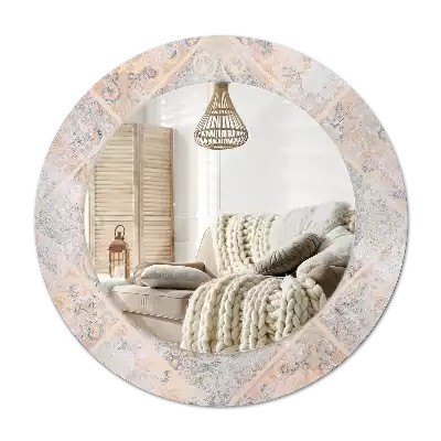Specchio circolare decoro Piastrelle abrase
