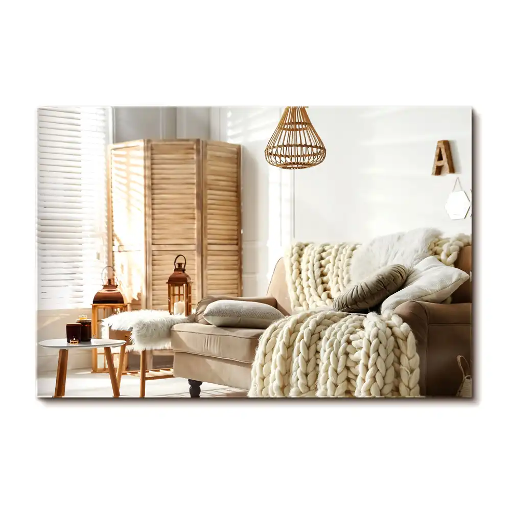 Specchio rettangolare moderno senza cornice