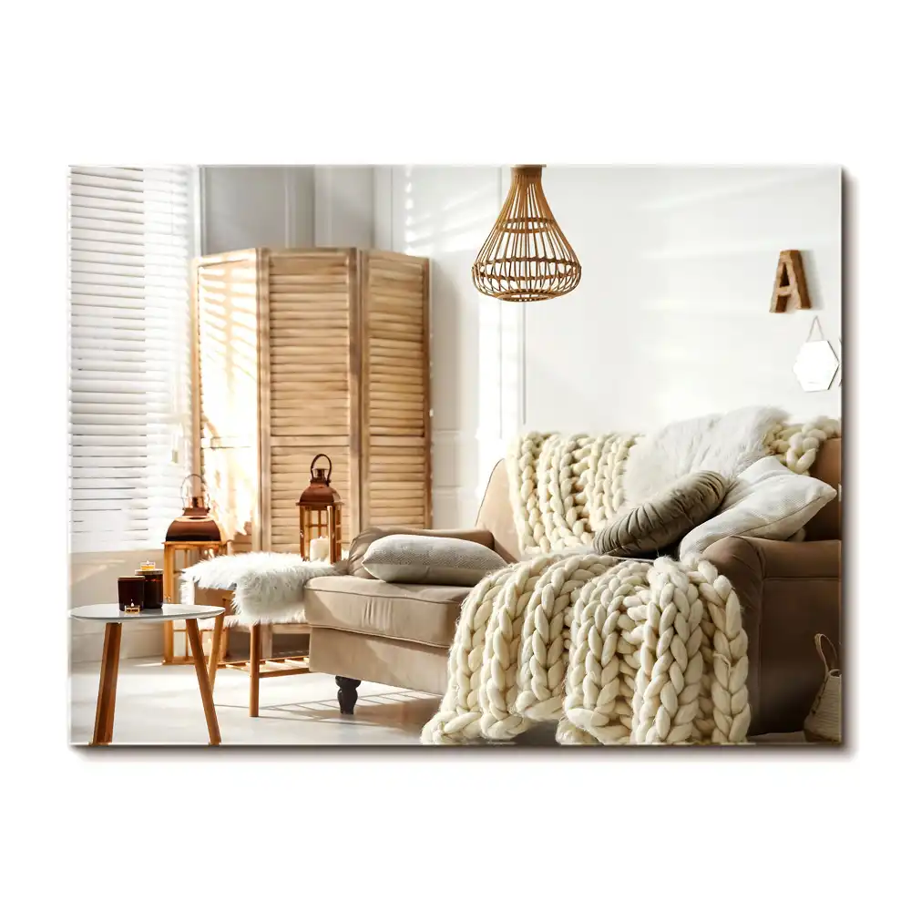 Specchio rettangolare moderno senza cornice