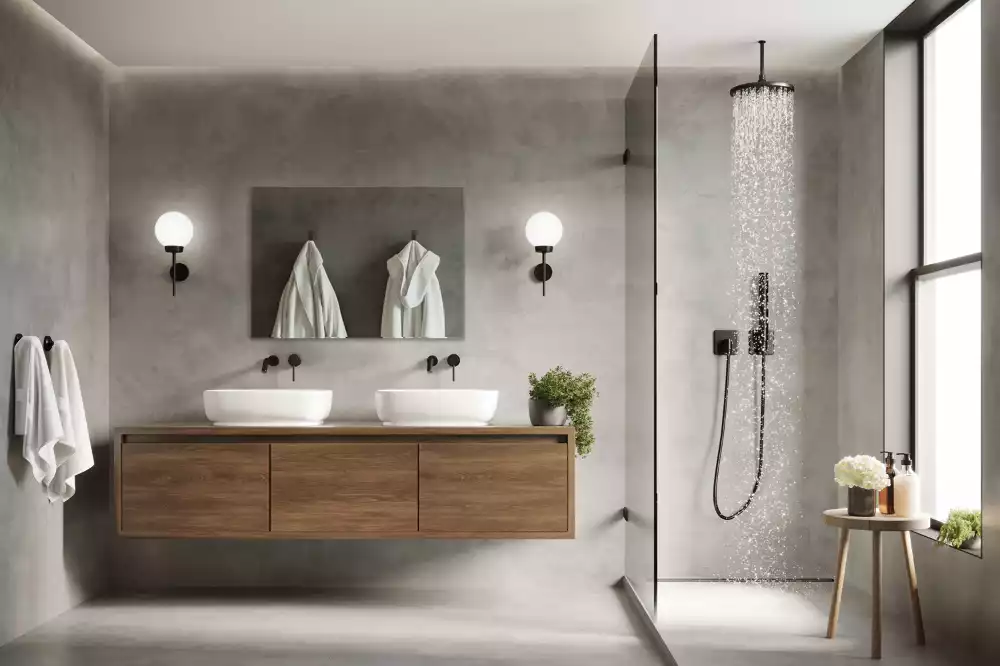 Specchio rettangolare moderno senza cornice