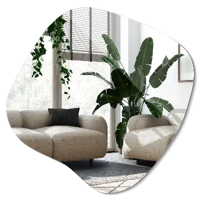 Specchio a forma di macchia accessorio d’effetto