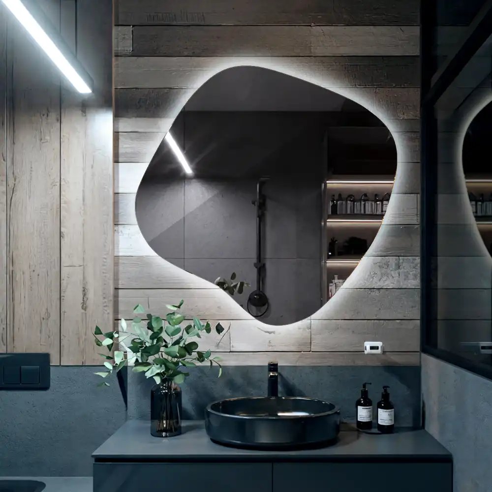 Specchio macchia con illuminazione LED unico