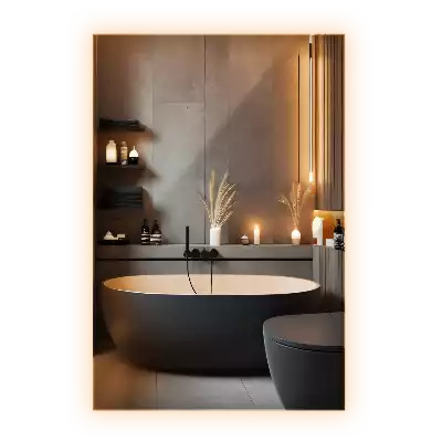 Specchio rettangolare con illuminazione a LED