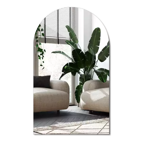 Specchio semiovale decorativo da parete