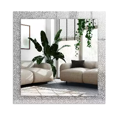 Specchio rettangolare decoro modello 3D