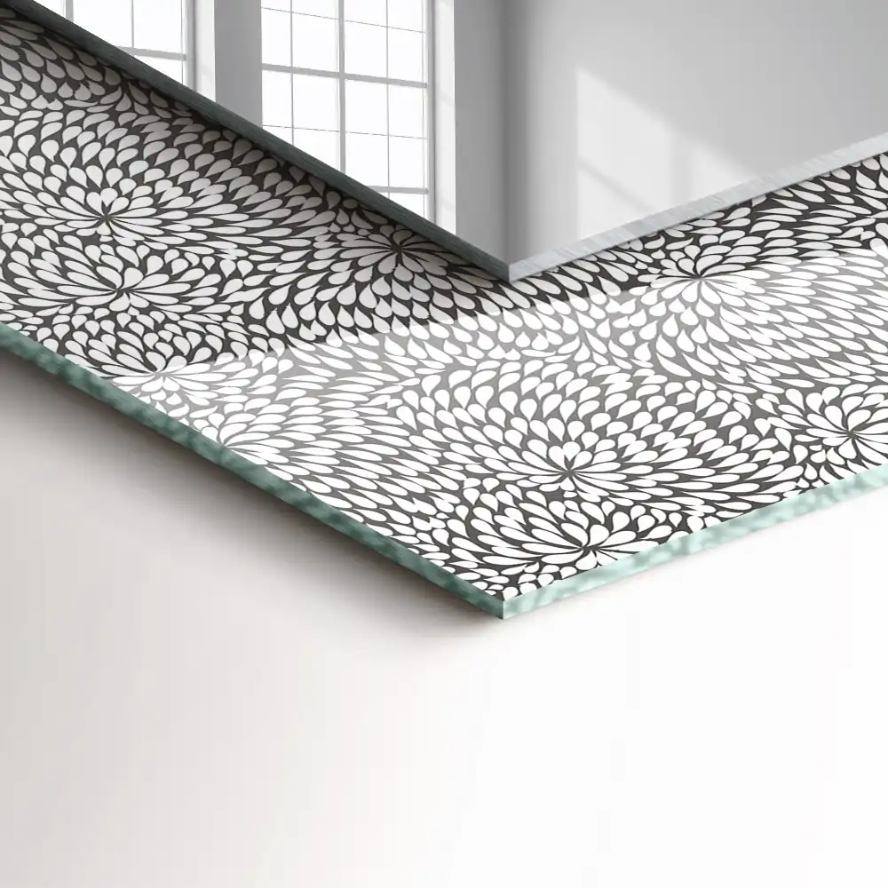 Specchio rettangolare decoro modello 3D