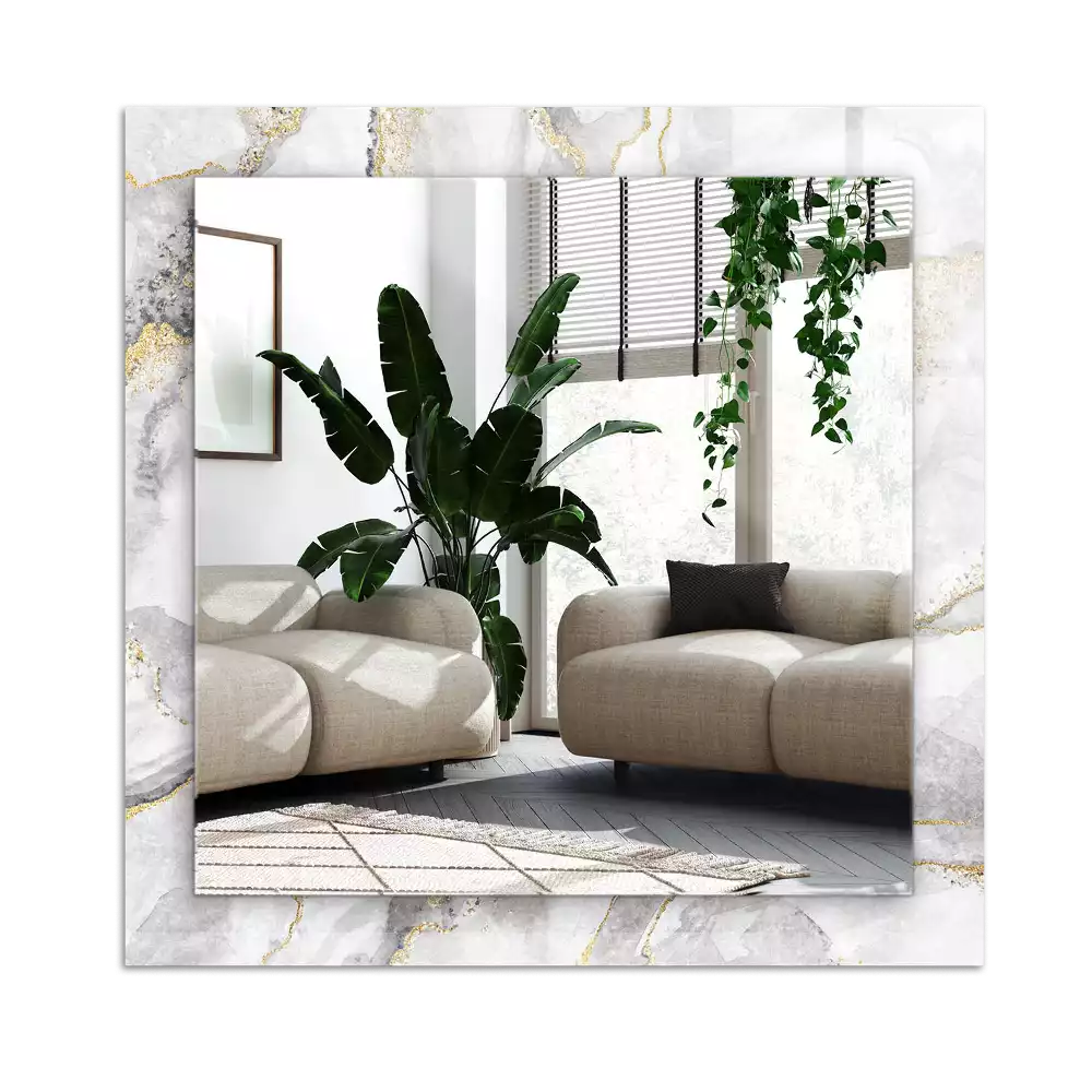 Specchio rettangolare decoro Marmo venato