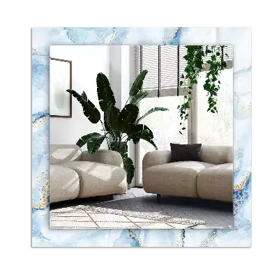 Specchio rettangolare decoro Motivo astratto in marmo