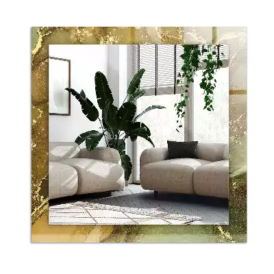 Specchio rettangolare stampato Arte astratta