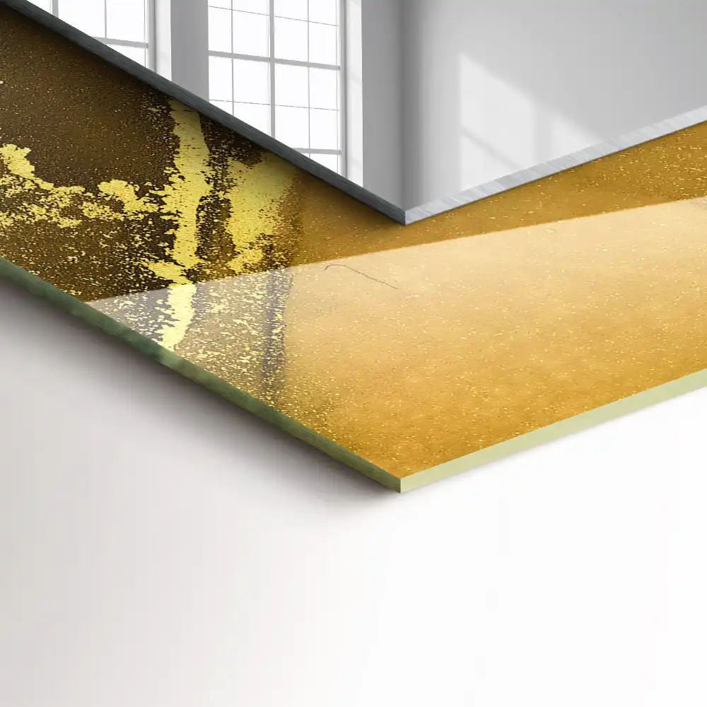 Specchio rettangolare stampato Arte astratta