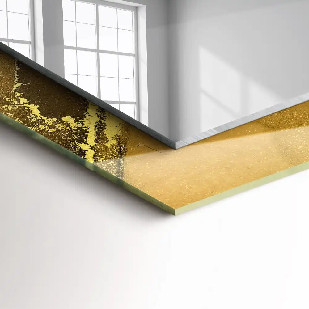 Specchio rettangolare stampato Arte astratta