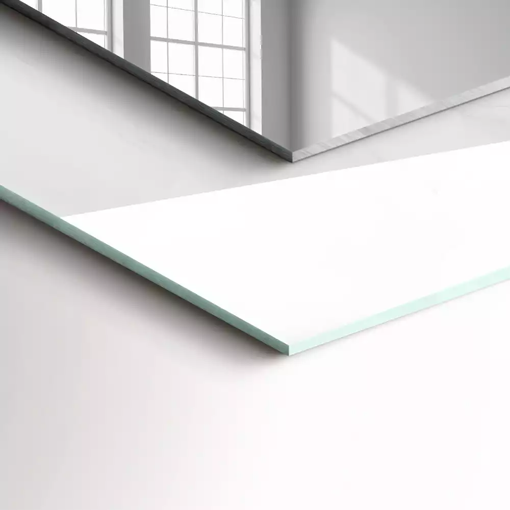 Specchio rettangolare decoro Motivo in marmo bianco