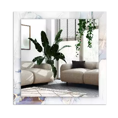 Specchio rettangolare decoro Marmo di arte astratta