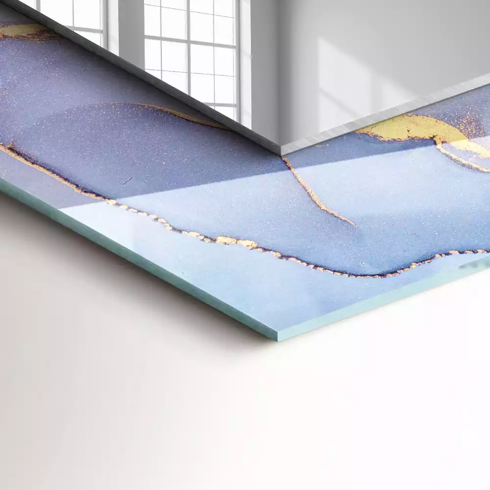 Specchio rettangolare decoro Acquerello astratto