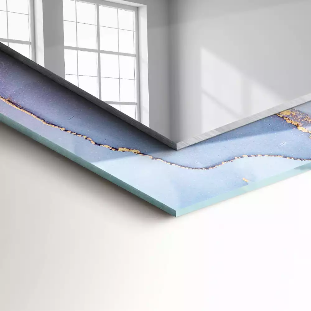 Specchio rettangolare decoro Acquerello astratto