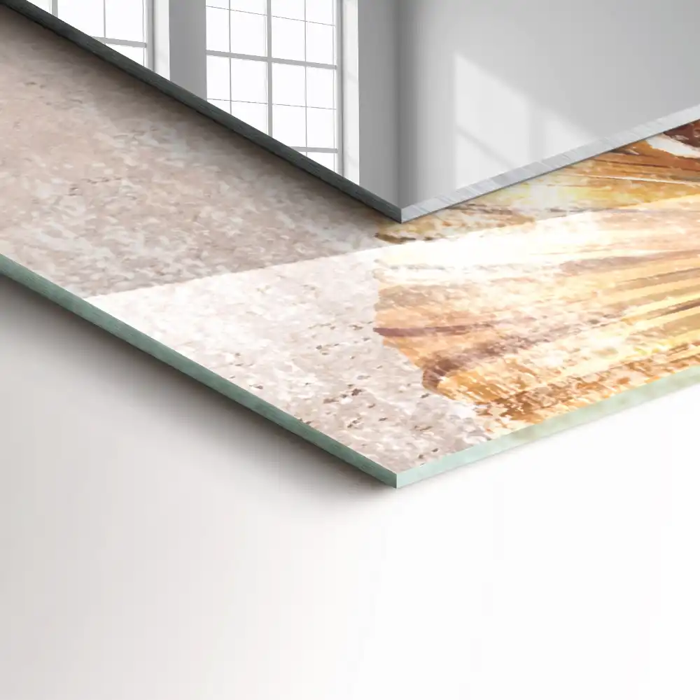 Specchio rettangolare decoro Fiori d'epoca