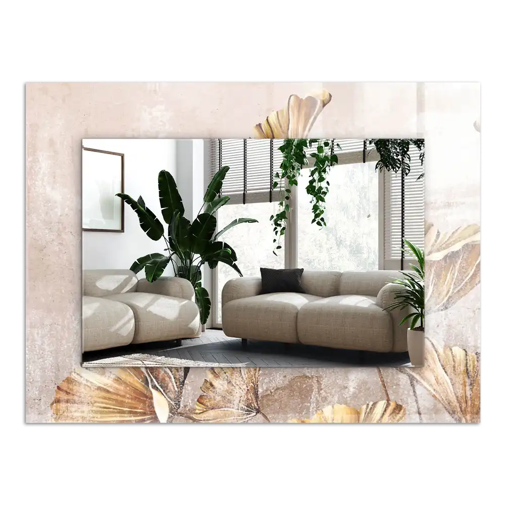 Specchio rettangolare decoro Fiori d'epoca