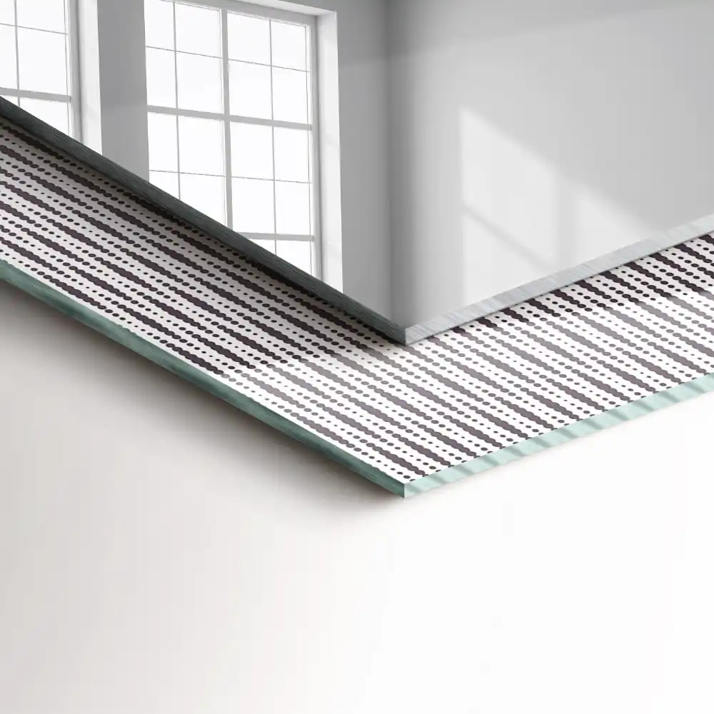 Specchio rettangolare stampato Modello di tessuto tessile