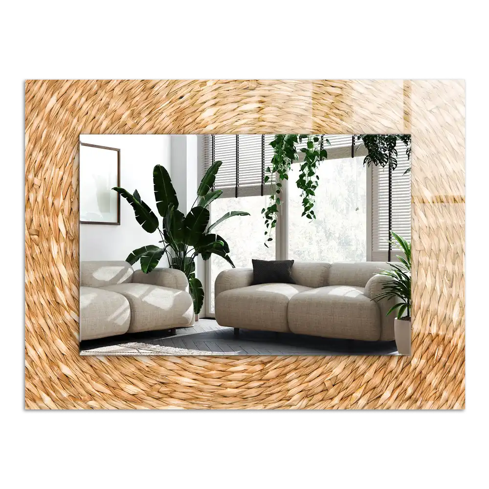 Specchio rettangolare stampato Acacia